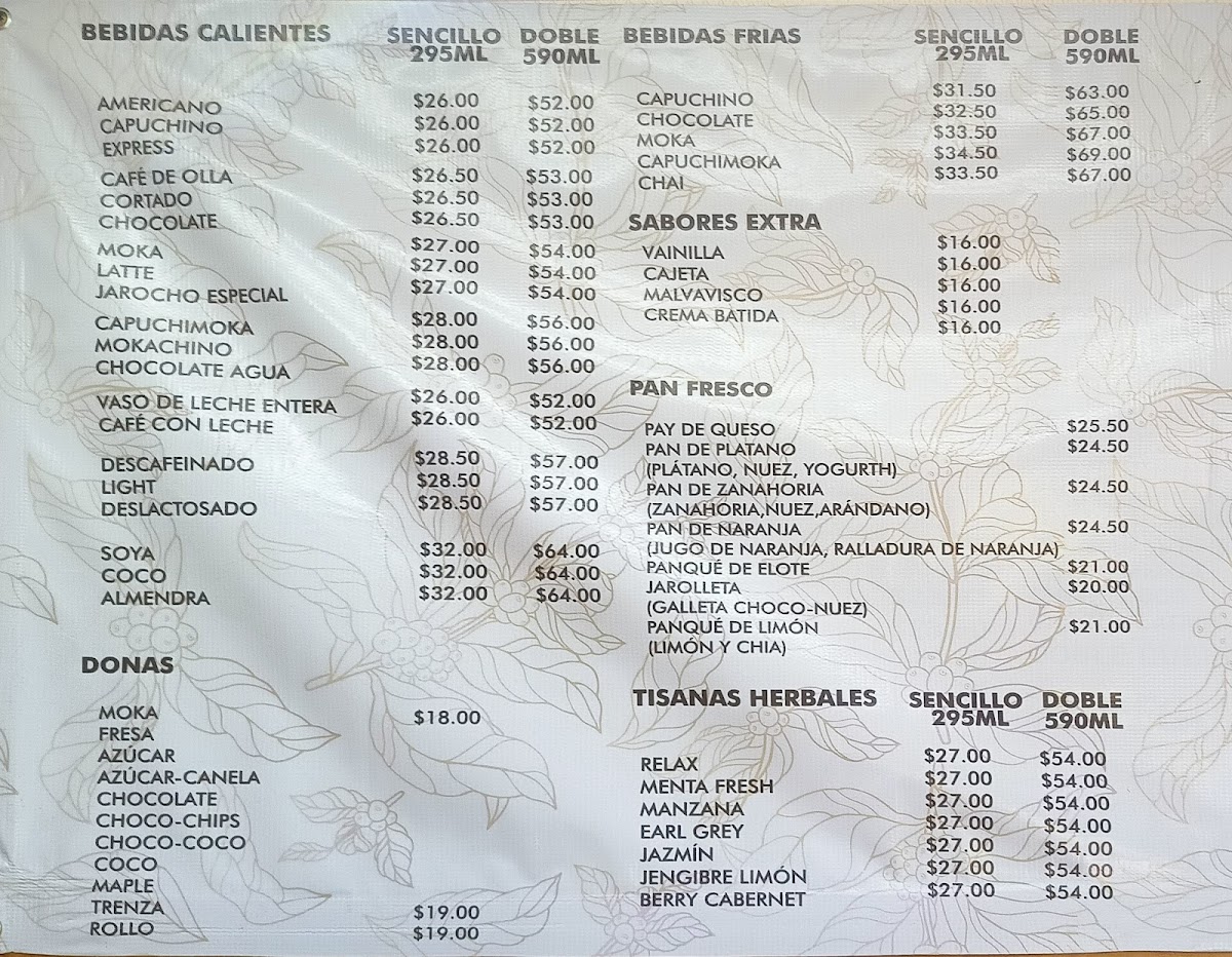 Café El Jarocho Centenario Menu - Image 3